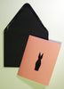Glitter Little Black Dress Card