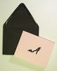 Glitter Polka Dot Stiletto Card